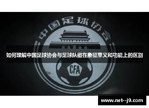 如何理解中国足球协会与足球队徽在象征意义和功能上的区别